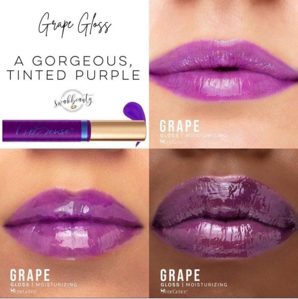 New & Sealed Senegence Lipsense Grape Gloss